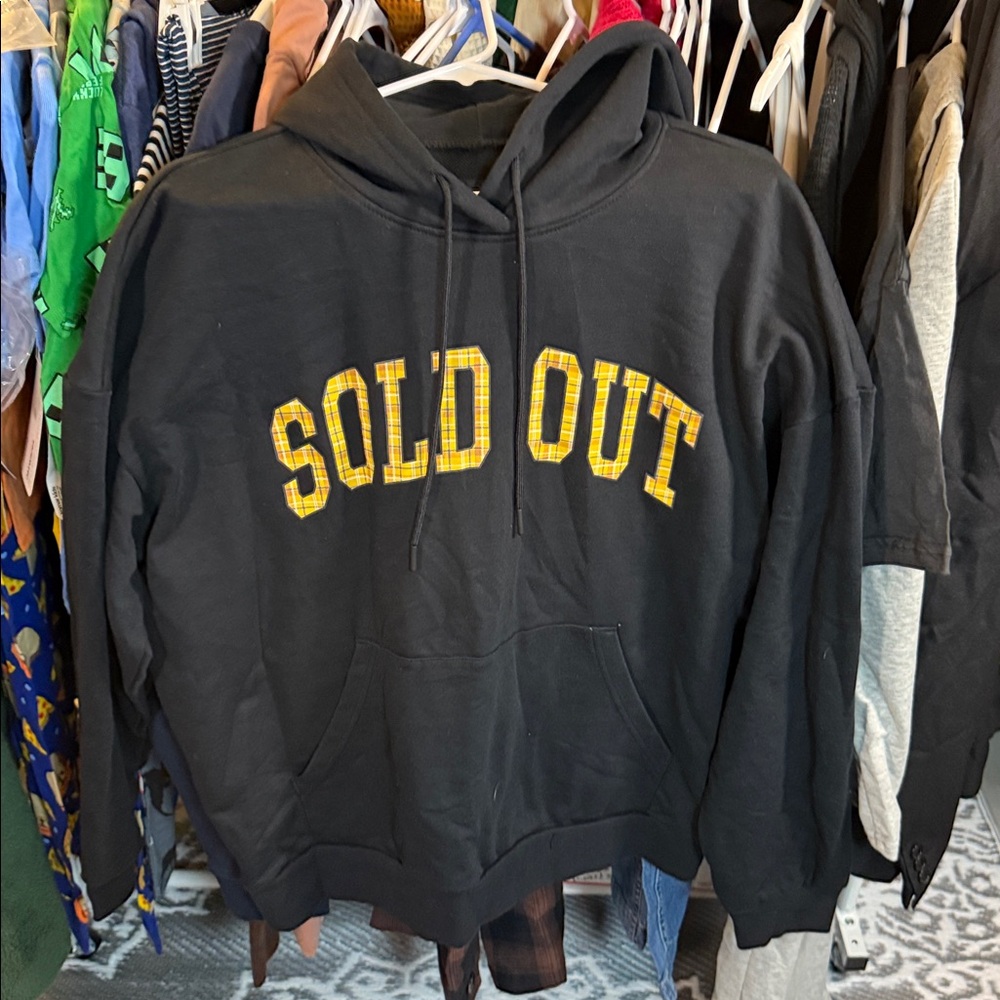 Original Use Black /gold Sold Out Hoodie